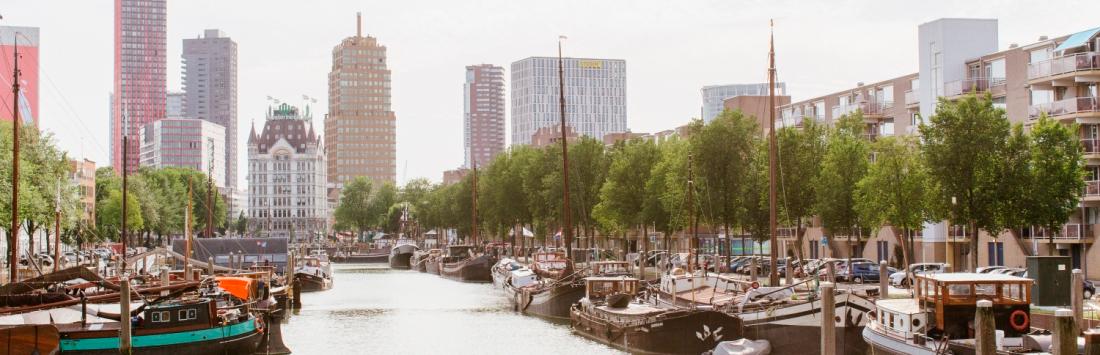 De oude haven in Rotterdam
